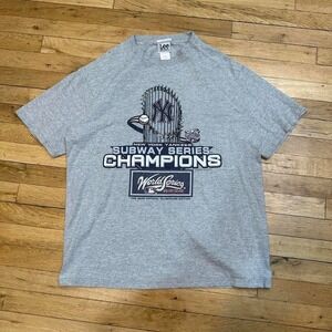 Vintage 2000s New York Yankees Subway Series Champions T Shirt